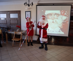 Spotkanie ze Świętym Mikołajem w Domu Pomocy Społecznej MBNP