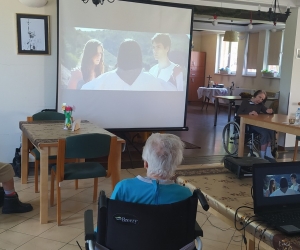 Ziemia Maryi - projekcja filmowa w Domu Pomocy Społecznej
